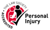 Personal Injury accreditation by the Law Society Personal Injury