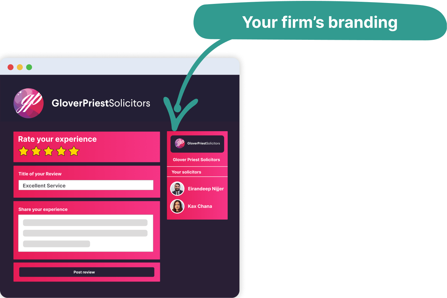 Custom questionnaire - add custom firm branding