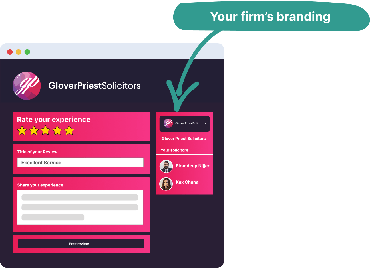 Custom questionnaire - add custom firm branding