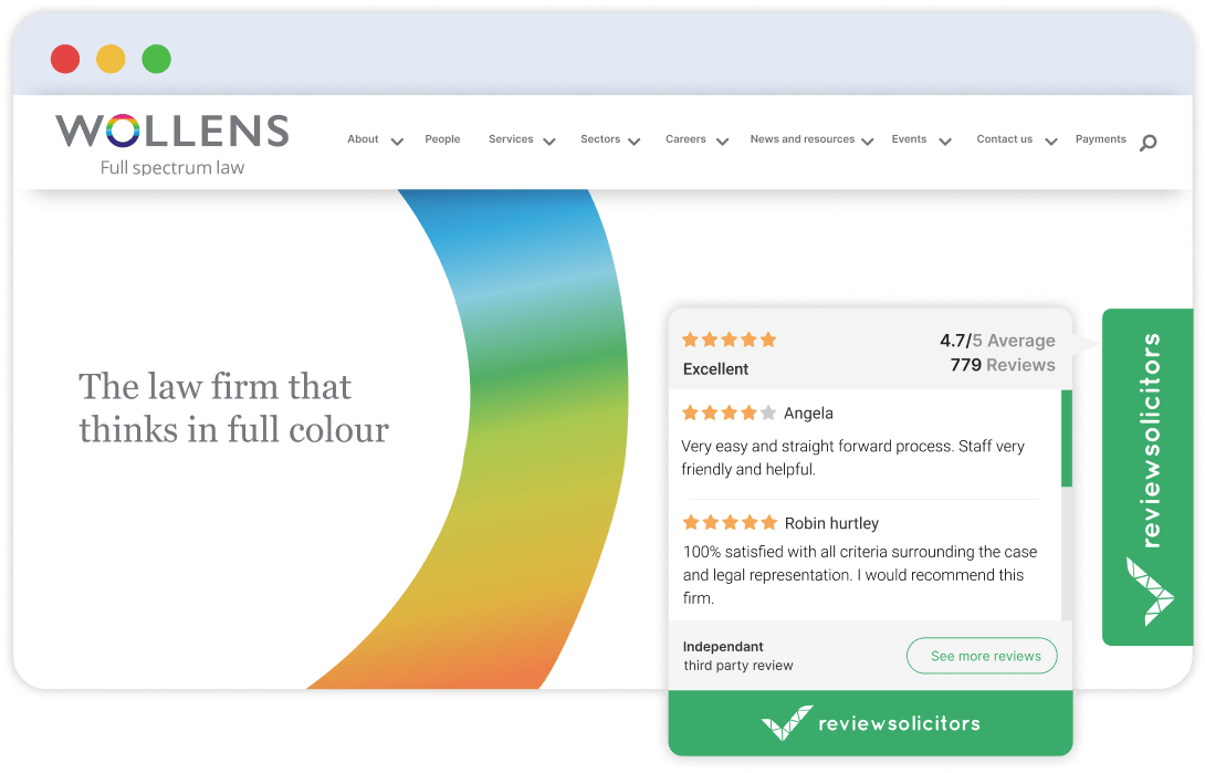 Wollens Solicitors - Side Widget